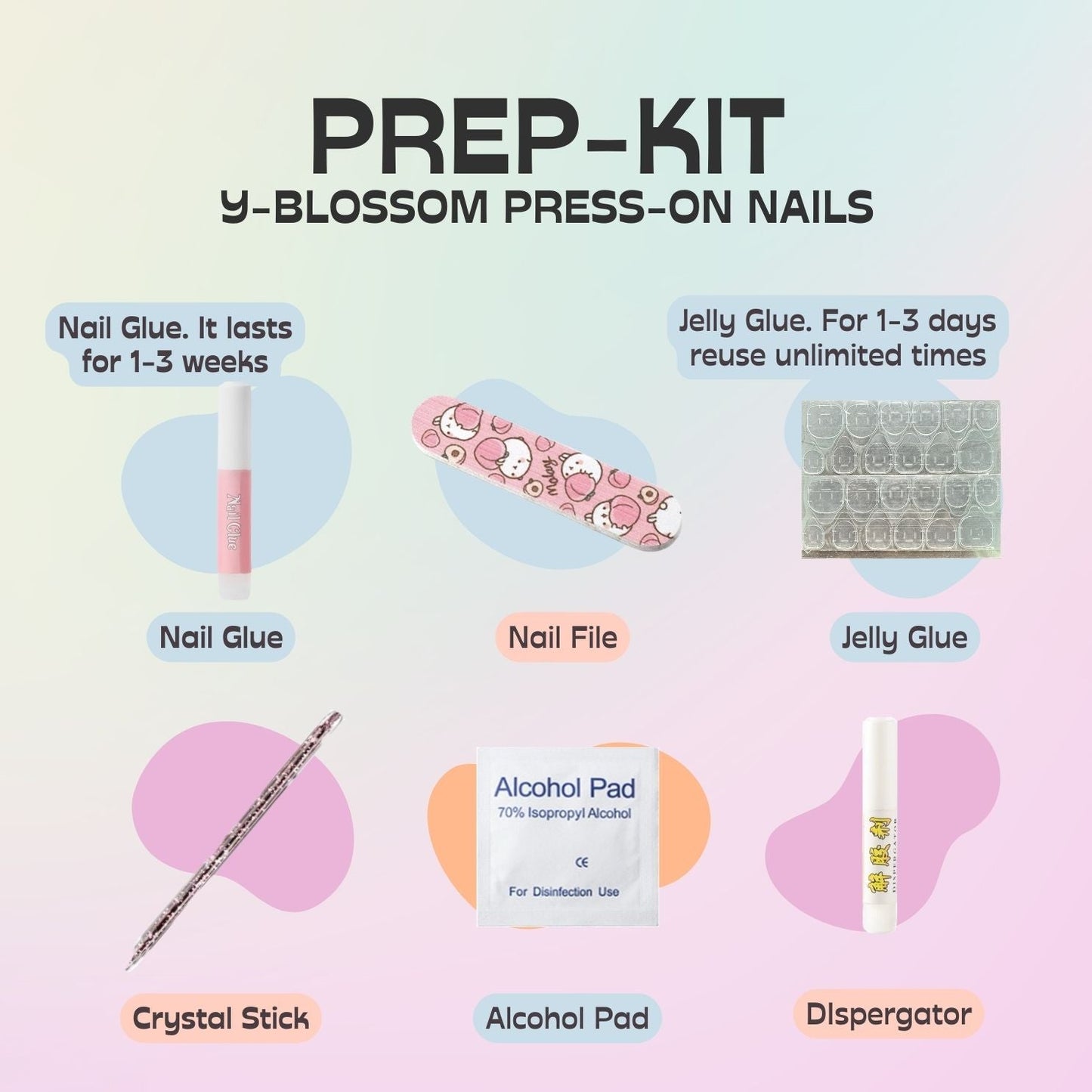 12 star sign press-on nails / Sagittarius