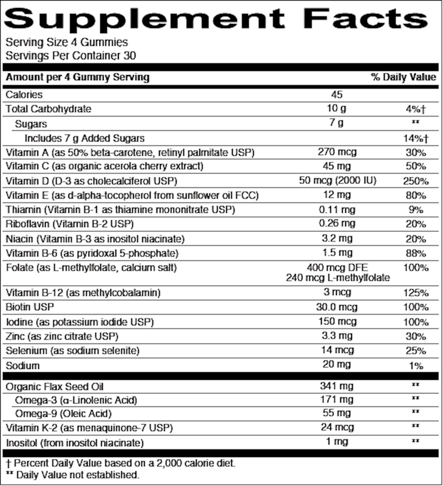 Women's Complete Org Multi