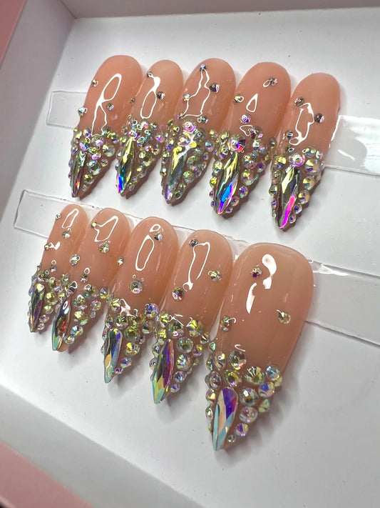 "Met Gala" Bling Nails
