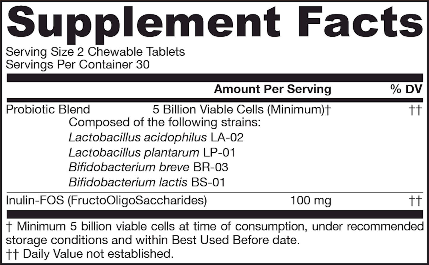 Yum Yum Dophilus Chocolate