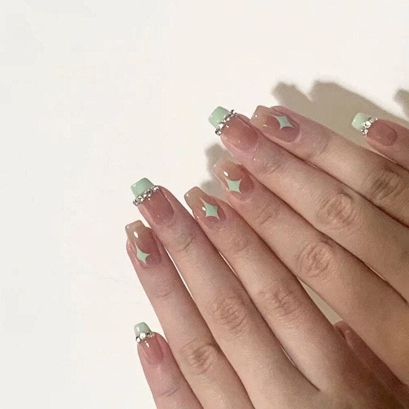 24Pcs Press On Nails Wearable Fake Nails
