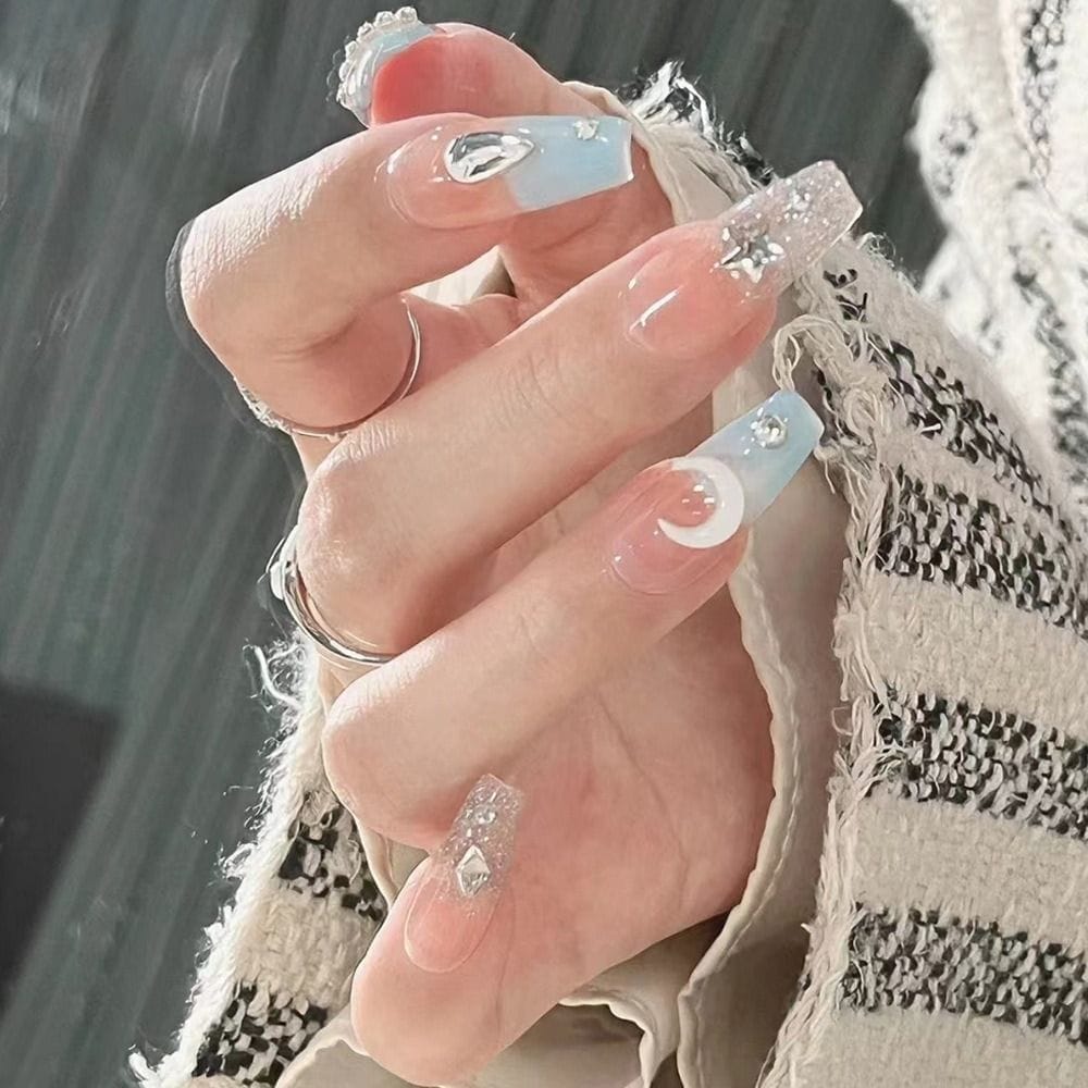 24Pcs Press On Nails Wearable Fake Nails