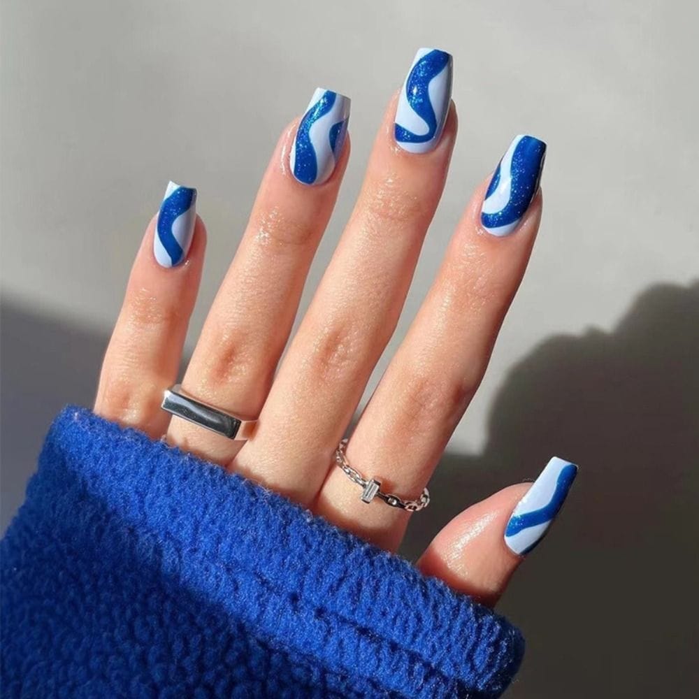 24Pcs Press On Nails Wearable Fake Nails