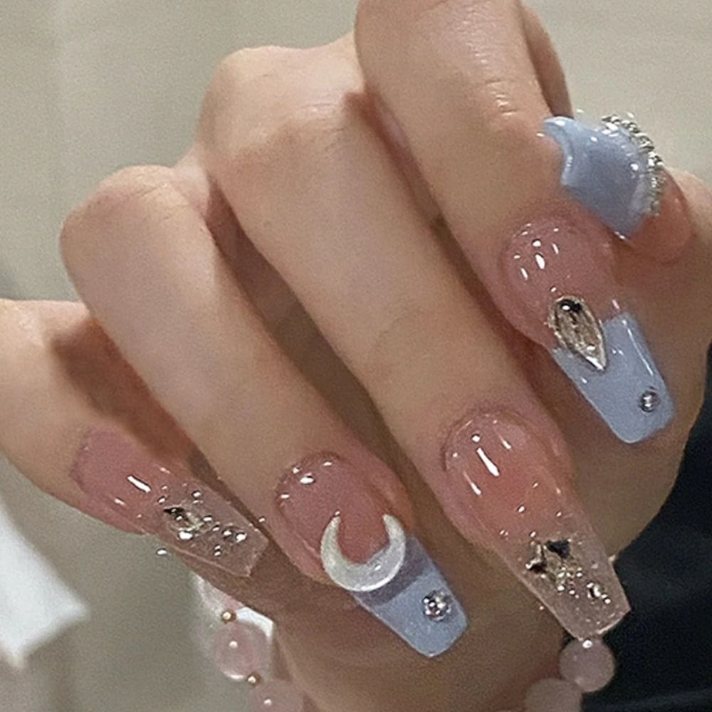 24Pcs Press On Nails Wearable Fake Nails
