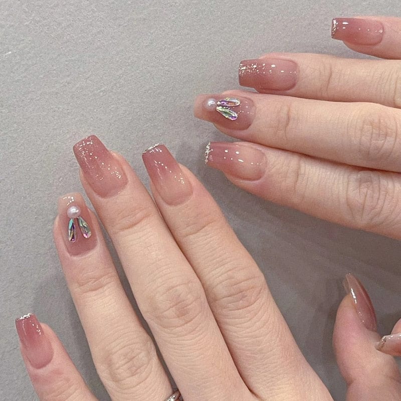 24Pcs Press On Nails Wearable Fake Nails