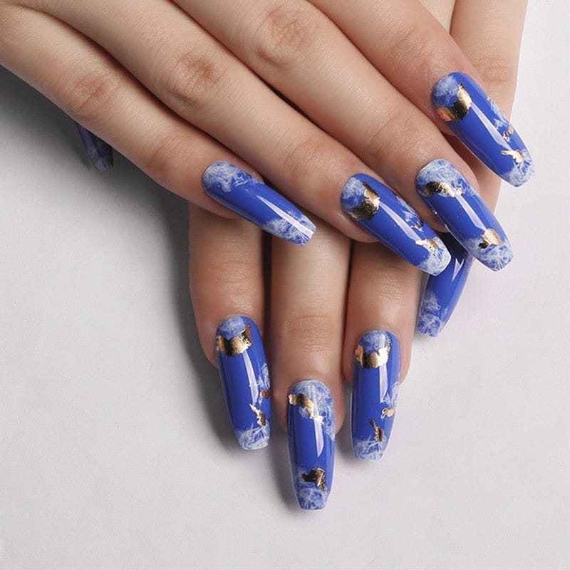 24pcs/box fake nails with glue