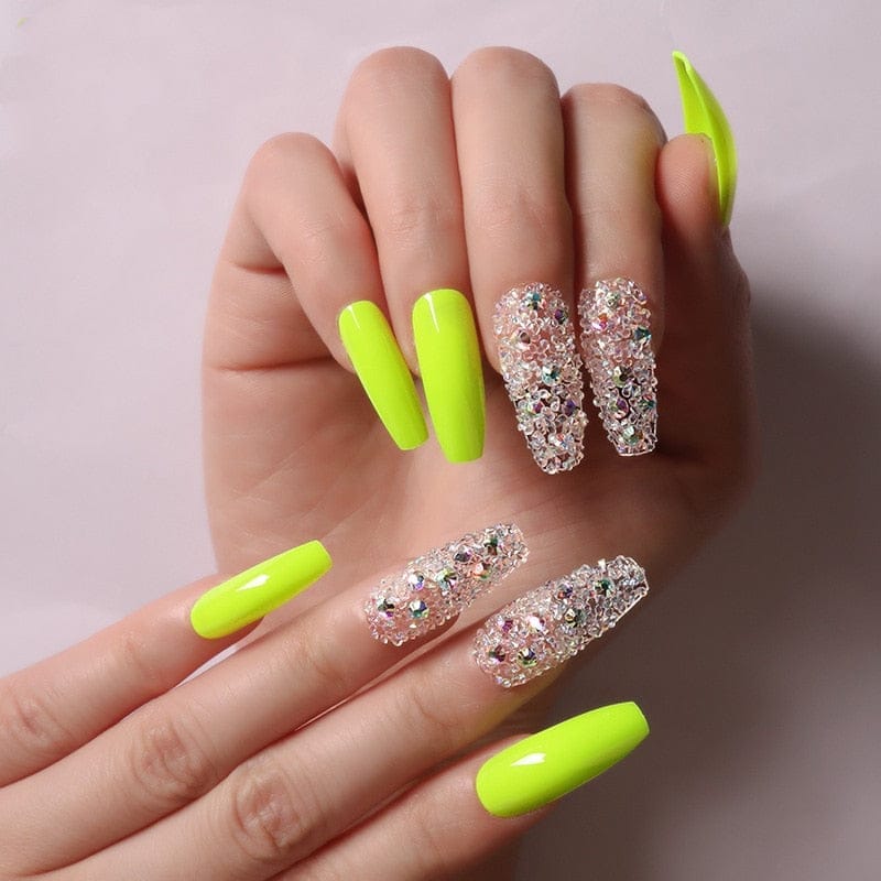 24pcs/box fake nails with glue