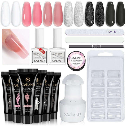 [US ONLY]Poly Gel Nail Kit - At-Home Extension Set