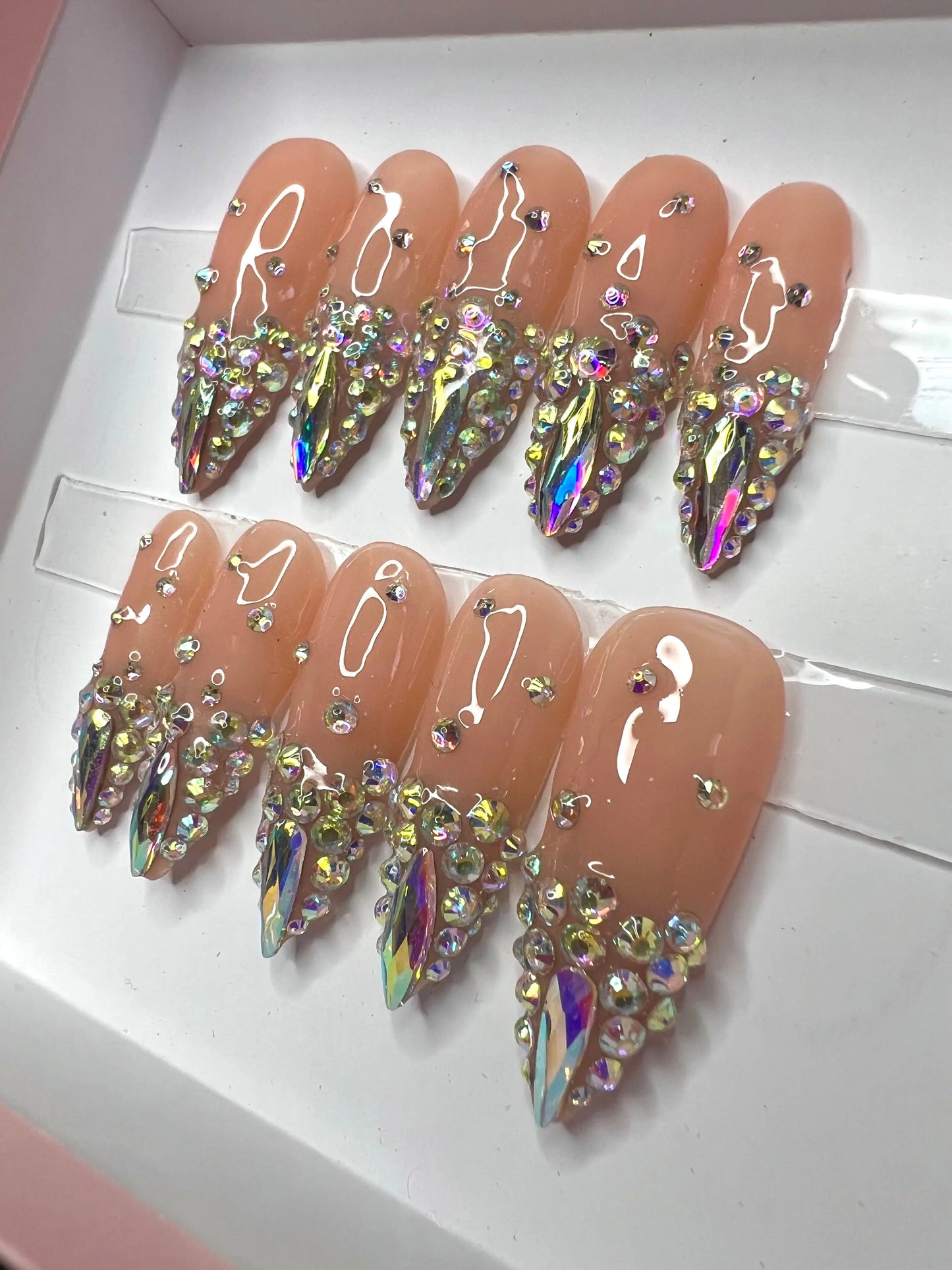 "Met Gala" Bling Nails
