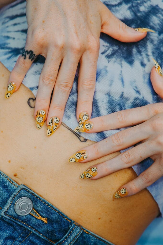 Acid Smiley - Press on Nails