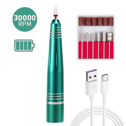 30000 RPM Cordless Nail Drill Machine Rechargeable Adjustable Speed - zoter Shop