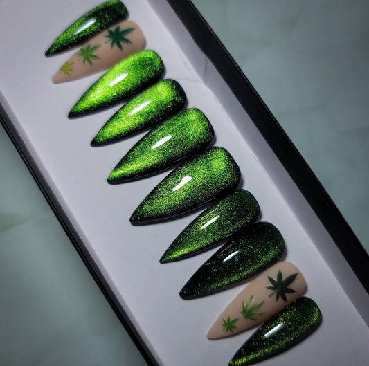 420 Press on Nail Set