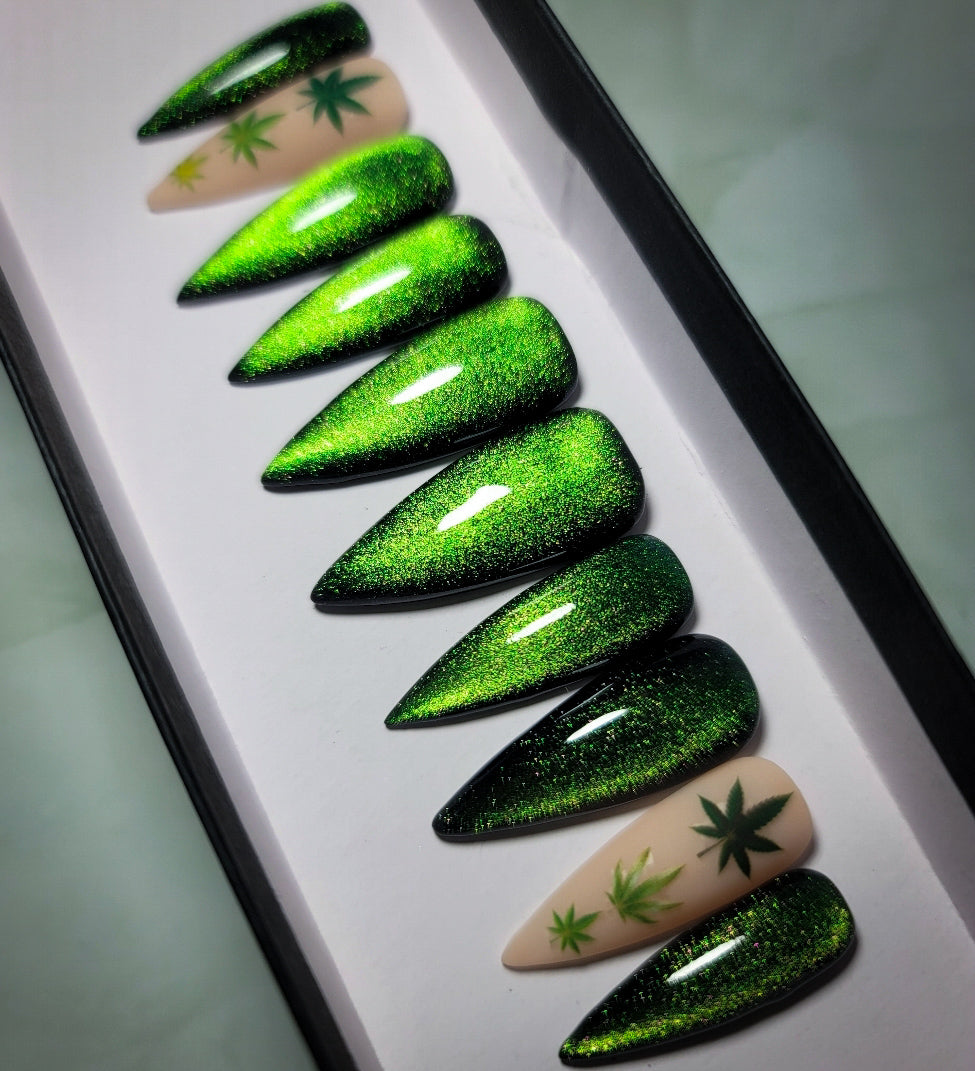 420 Press on Nail Set