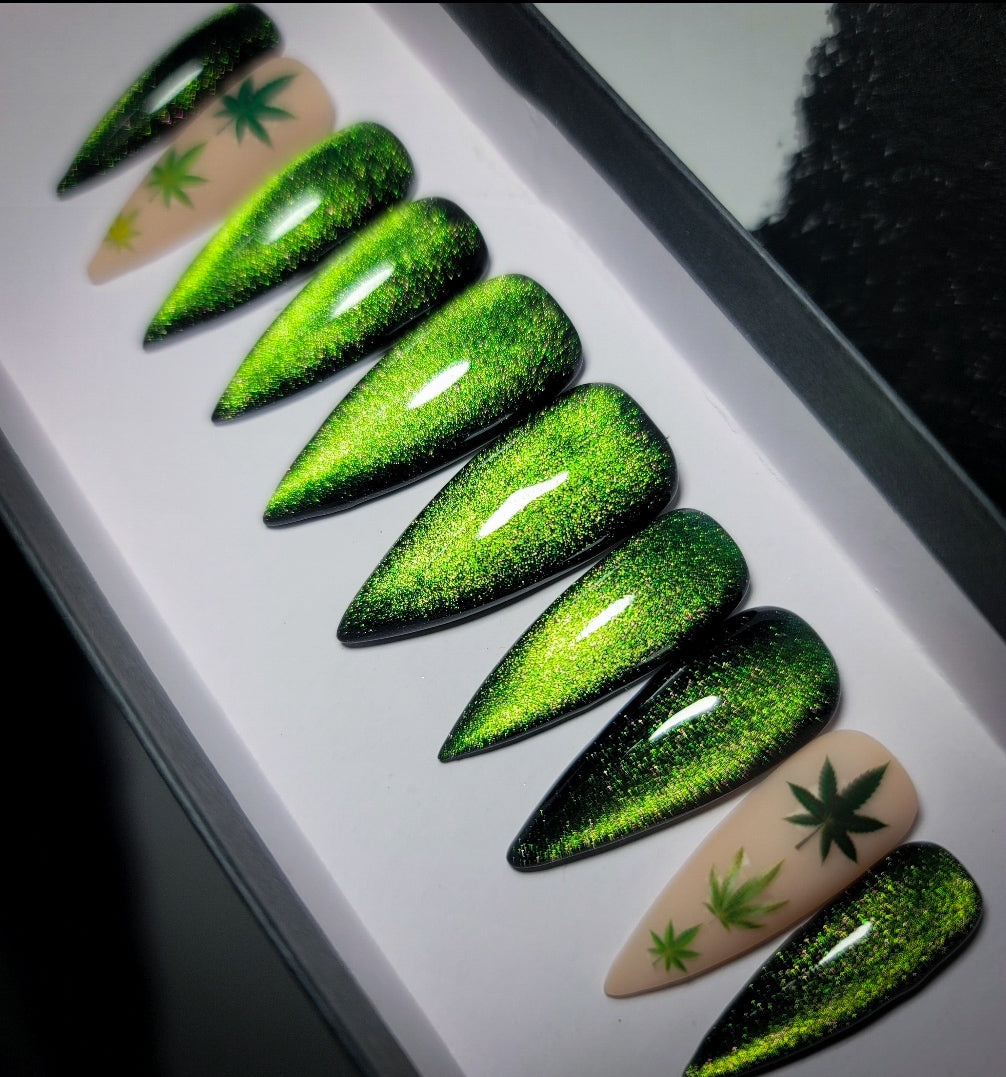 420 Press on Nail Set