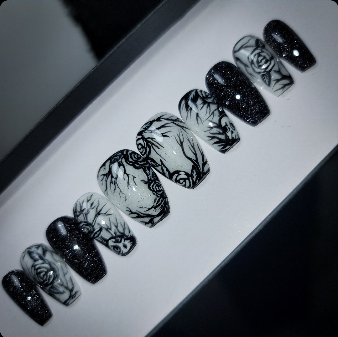 Winter Solstice Press on Nail Set