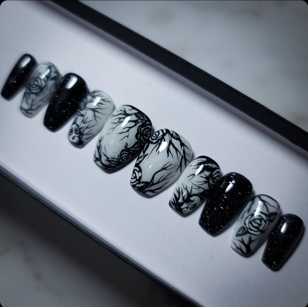 Winter Solstice Press on Nail Set